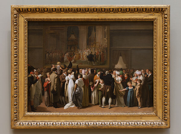 The Public Viewing David’s "Coronation" at the Louvre