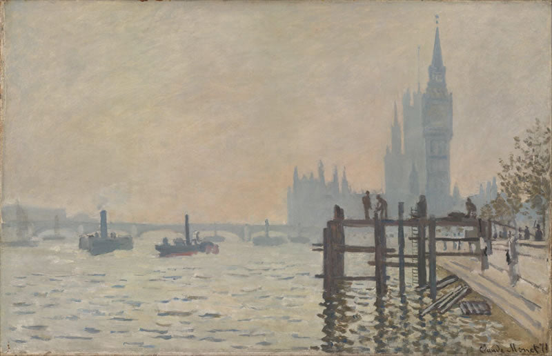 The Thames below Westminster