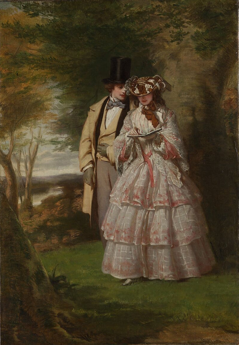 The Two Central Figures in "Derby Day"