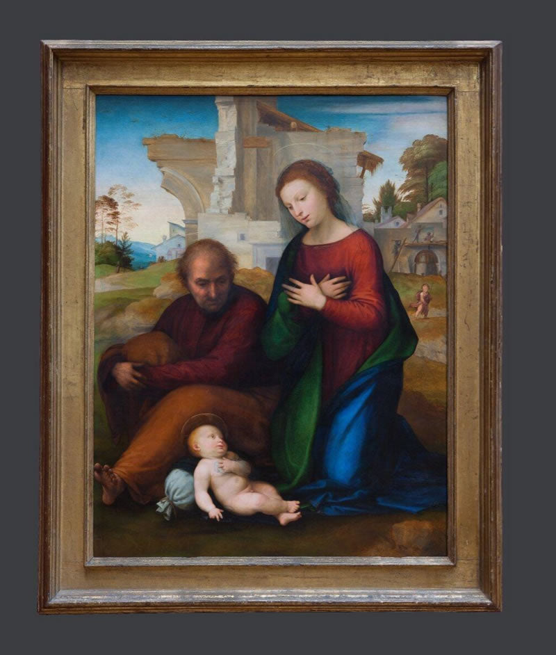The Virgin adoring the Child with Saint Joseph