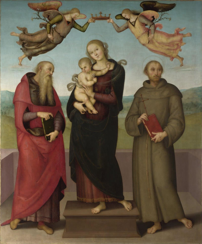 The Virgin and Child with Saints Jerome and Francis