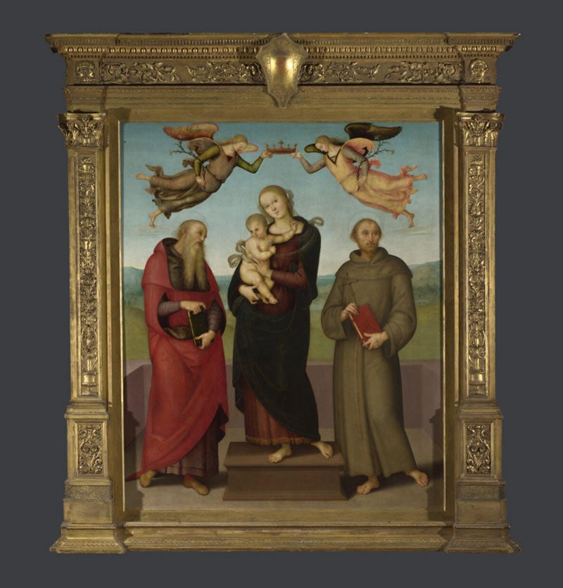 The Virgin and Child with Saints Jerome and Francis