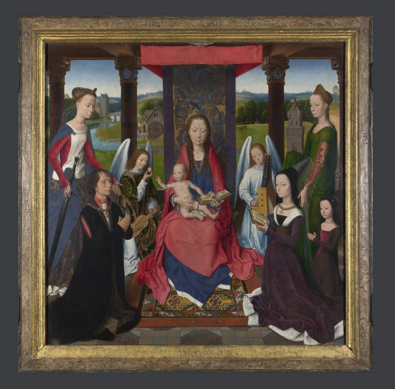 The Virgin and Child with Saints and Donors (The Donne Triptych)