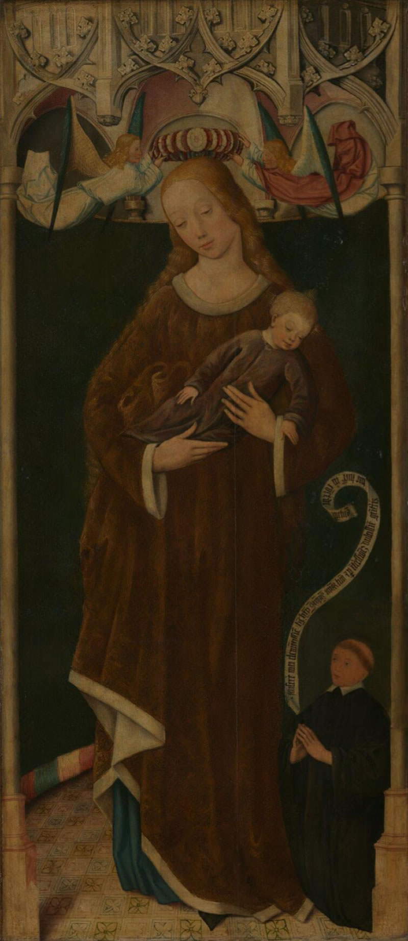 The Virgin and Child with a Donor