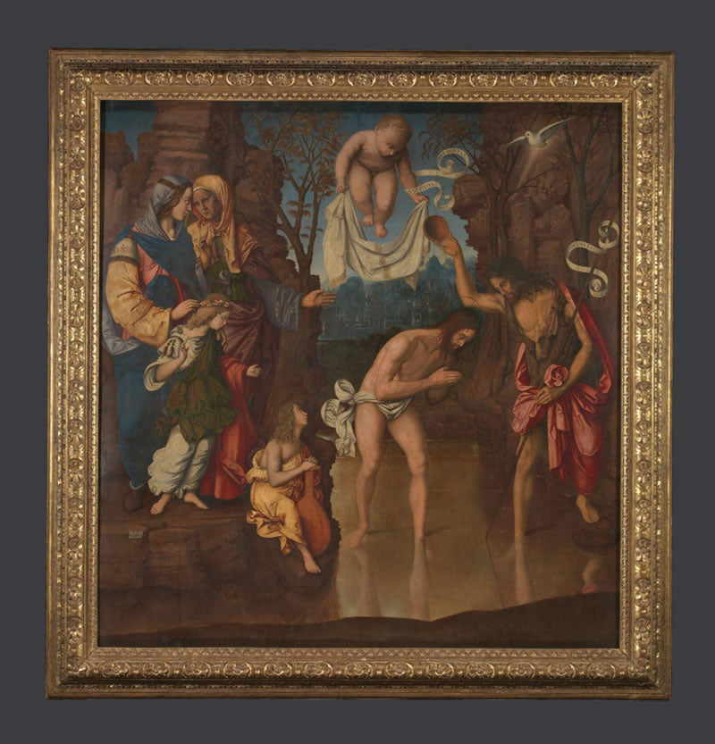 The Visitation with the Baptism of Christ