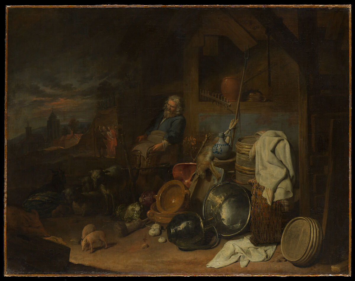 The Yard of the Inn at Emmaus