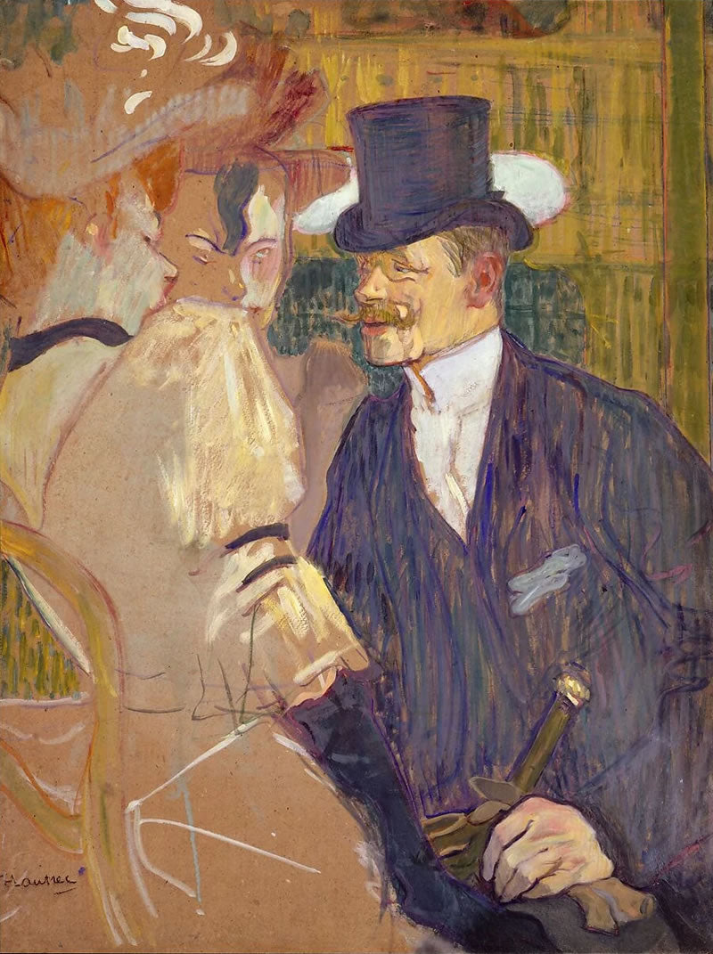 The Englishman (William Tom Warrener, 1861–1934) at the Moulin Rouge