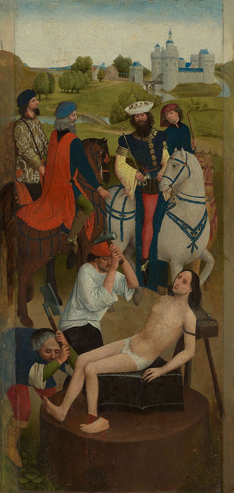 The Martyrdom of Saint Adrian; The Martyrdom of Two Saints, Possibly Ache and Acheul