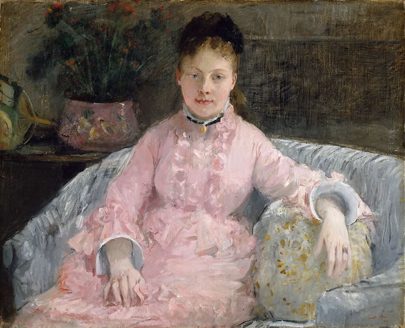 The Pink Dress (Albertie-Marguerite Carré, later Madame Ferdinand-Henri Himmes, 1854–1935)
