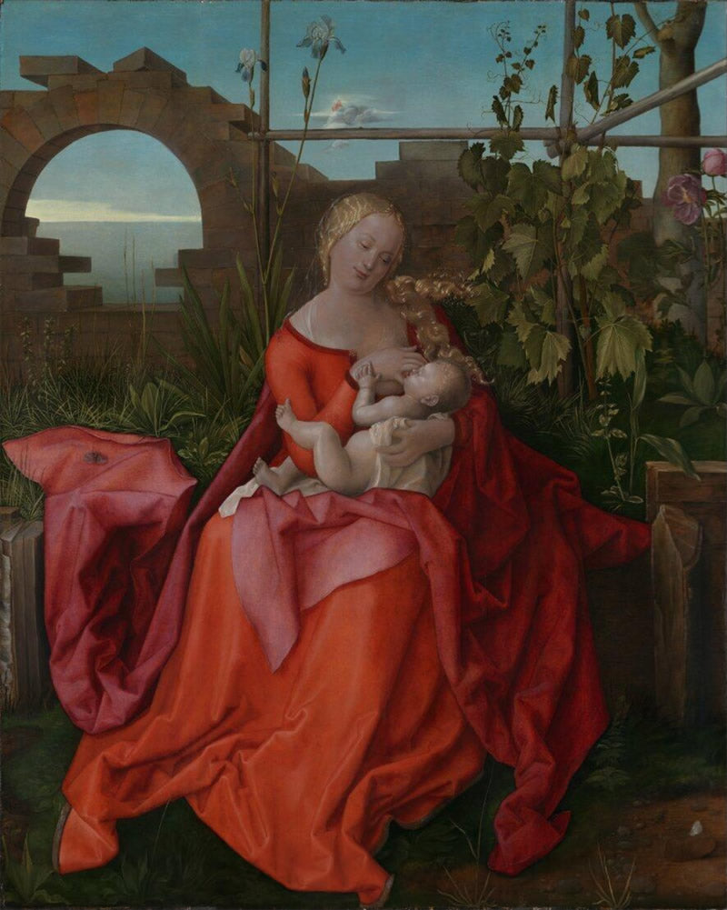The Virgin and Child the Madonna with the Iris