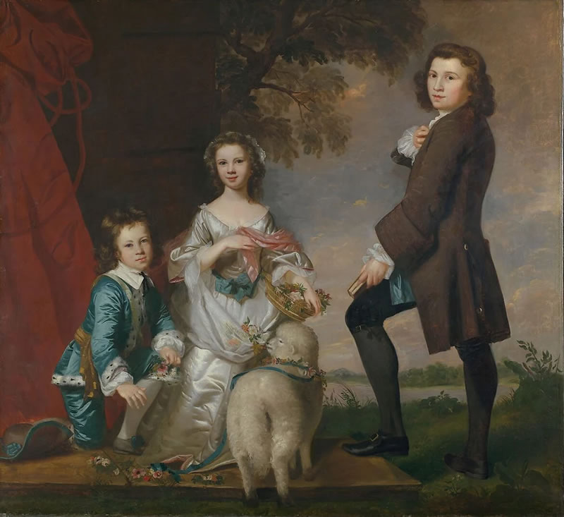 Thomas (1740–1825) and Martha Neate (1741–after 1795) with His Tutor, Thomas Needham