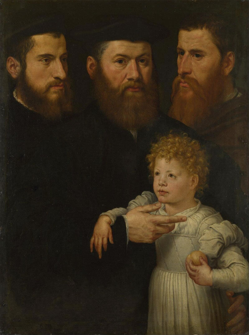 Three Men and a Little Girl