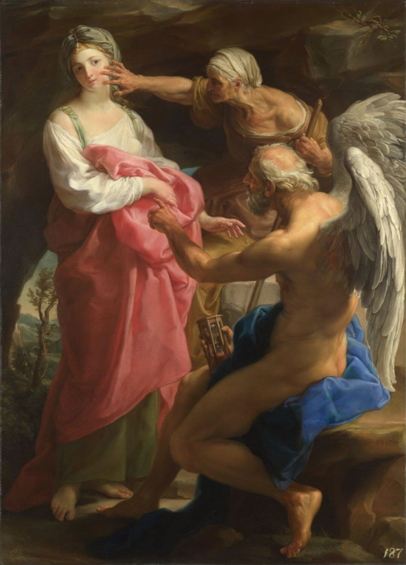 Time Orders Old Age to Destroy Beauty