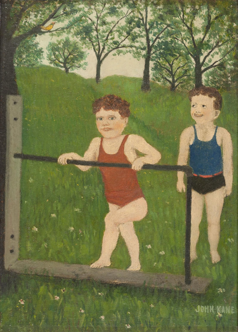 Two Boys in Bathing Suits