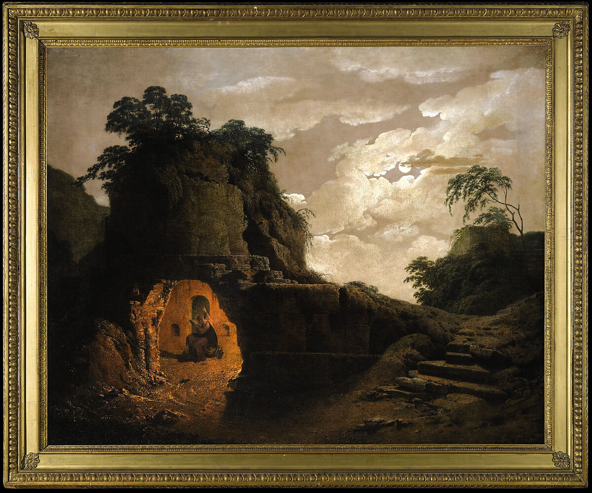 Virgil's Tomb by Moonlight, with Silius Italicus Declaiming