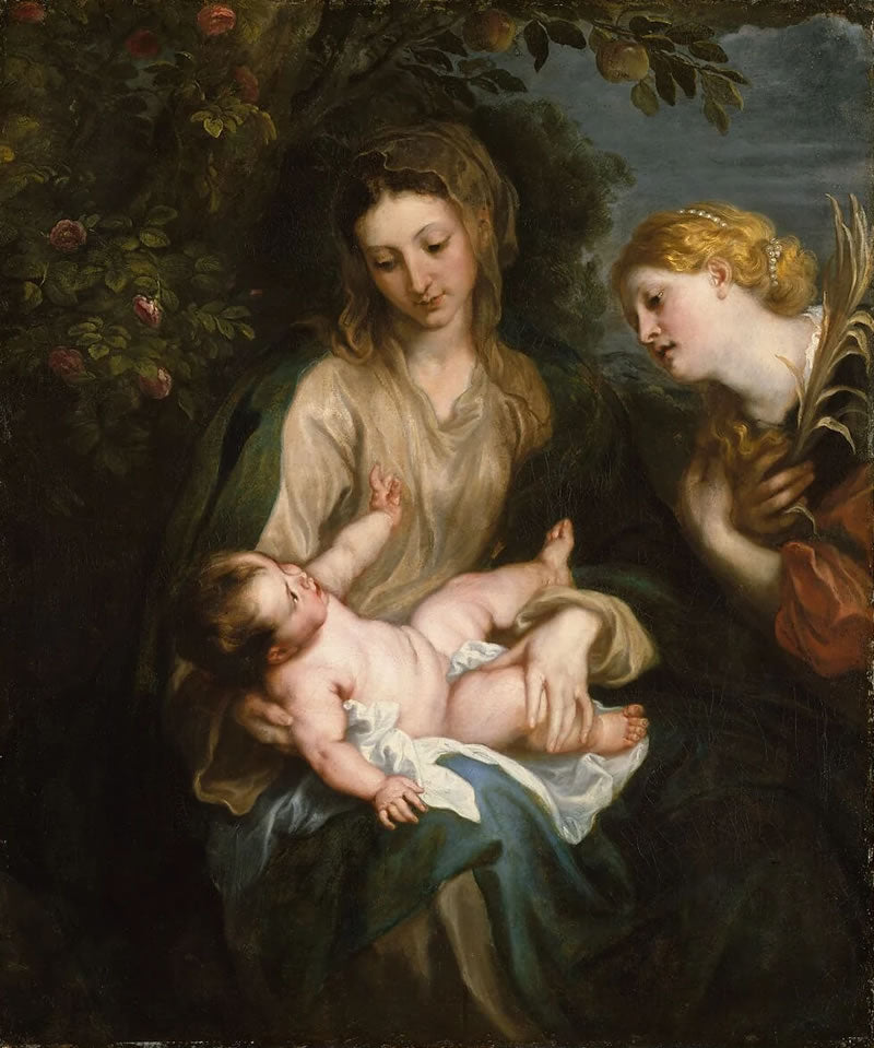 Virgin and Child with Saint Catherine of Alexandria