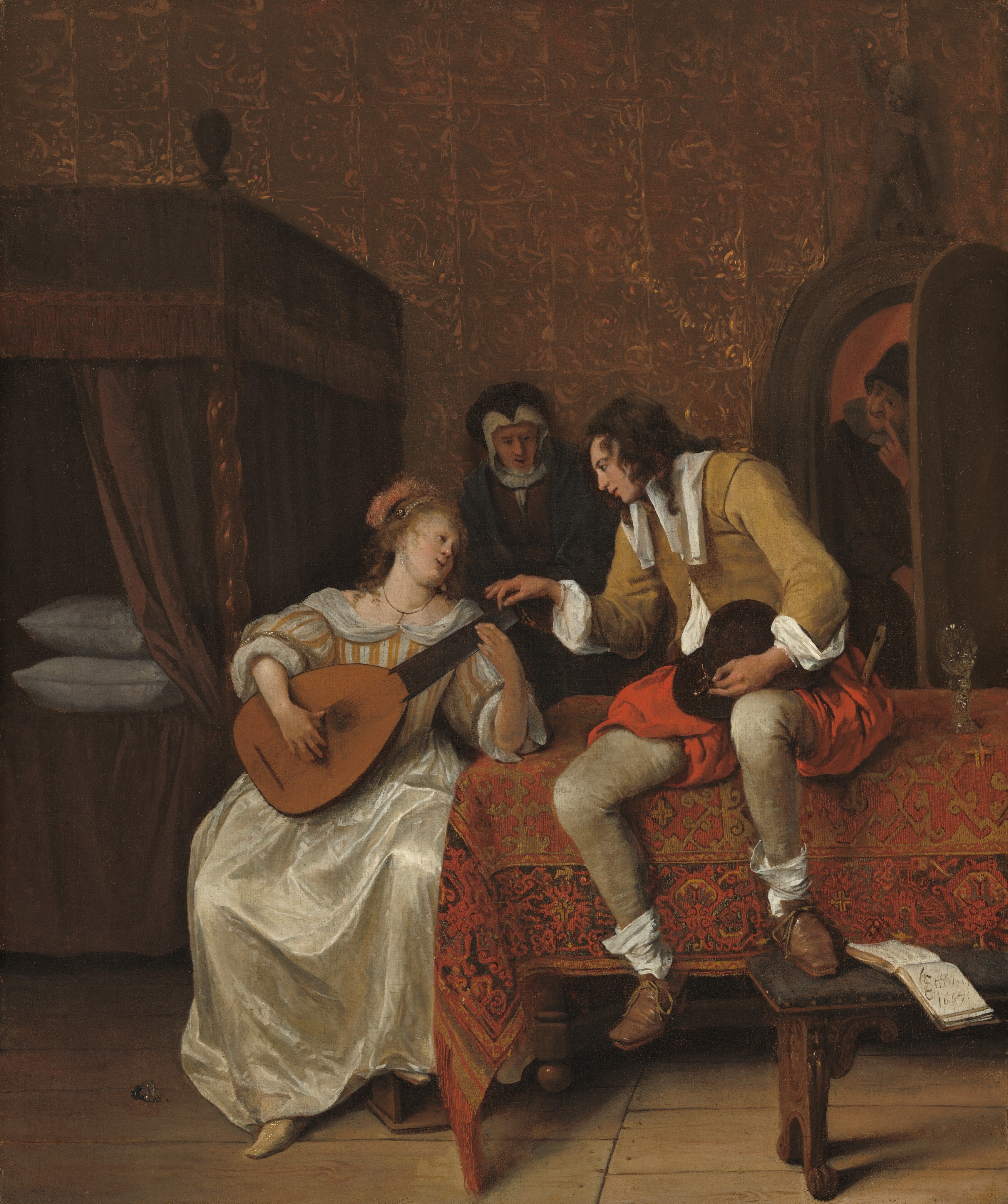 Ascagnes and Lucelle (The Music Lesson)