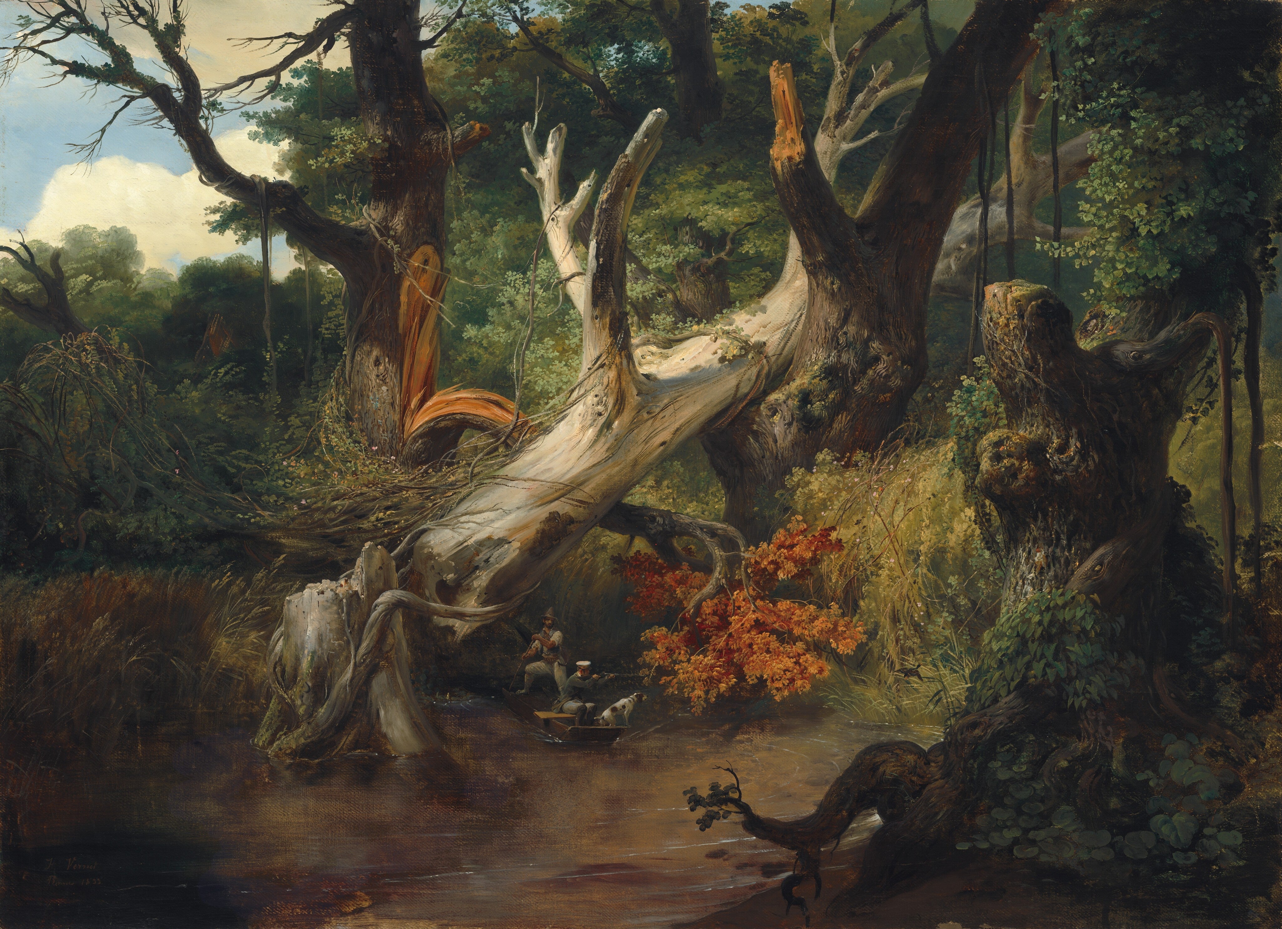 Hunting in the Pontine Marshes