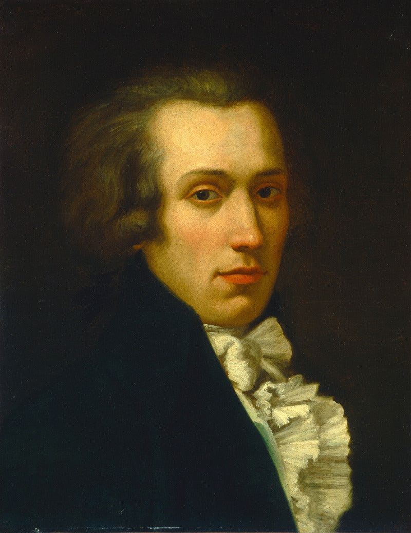Portrait of a man with a dark background