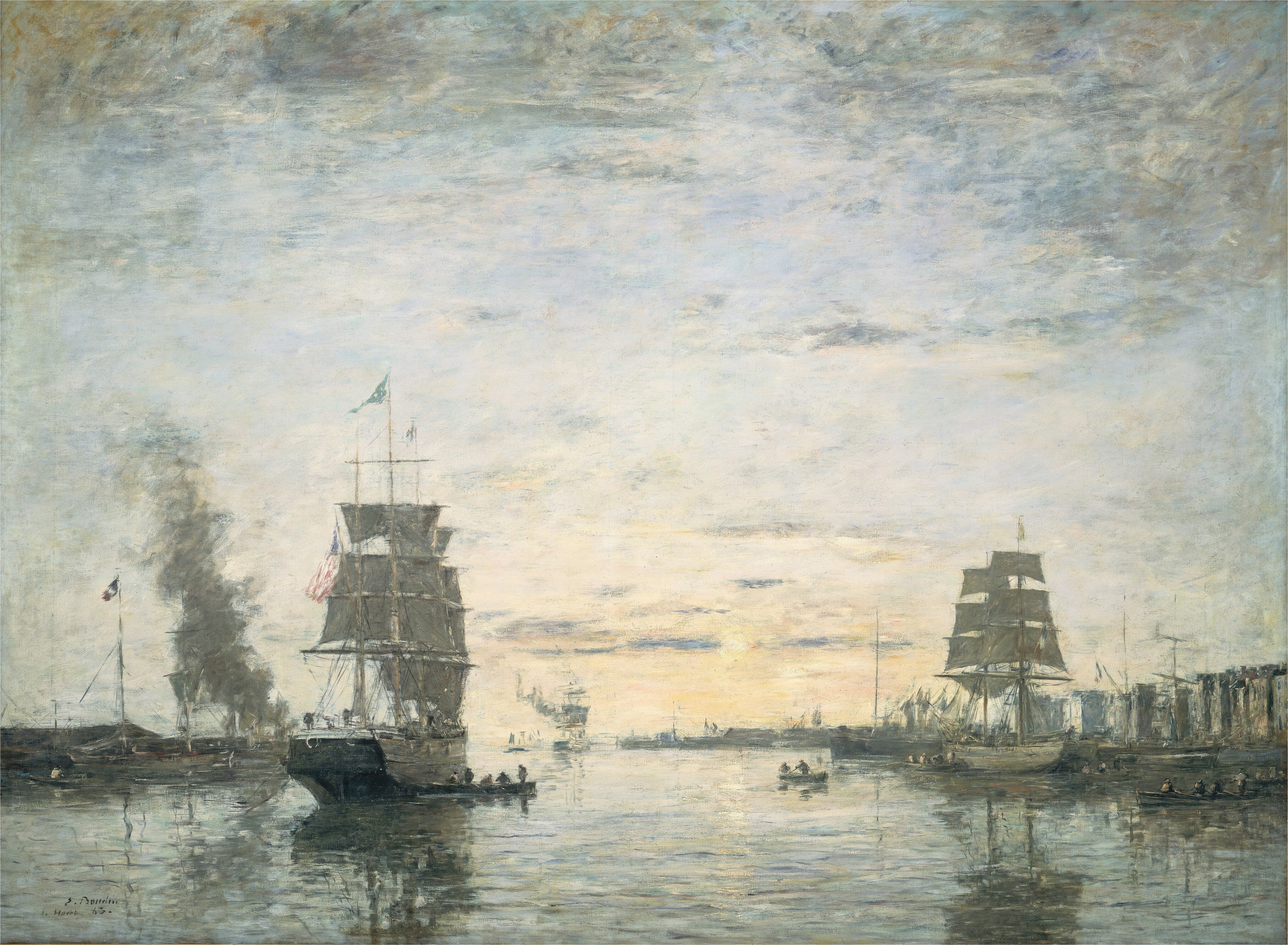 Entrance to the Harbor, Le Havre