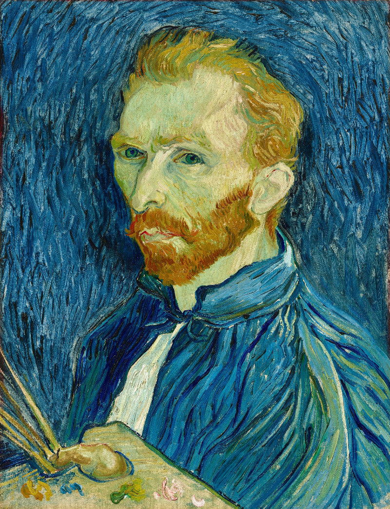 Self portrait of Vincent Van Gogh