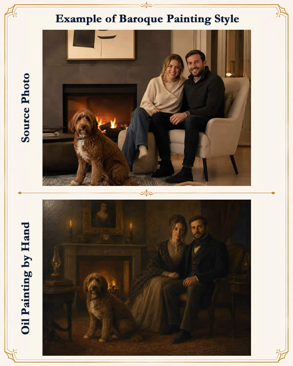 Commissioned Oil Painting From Photo
