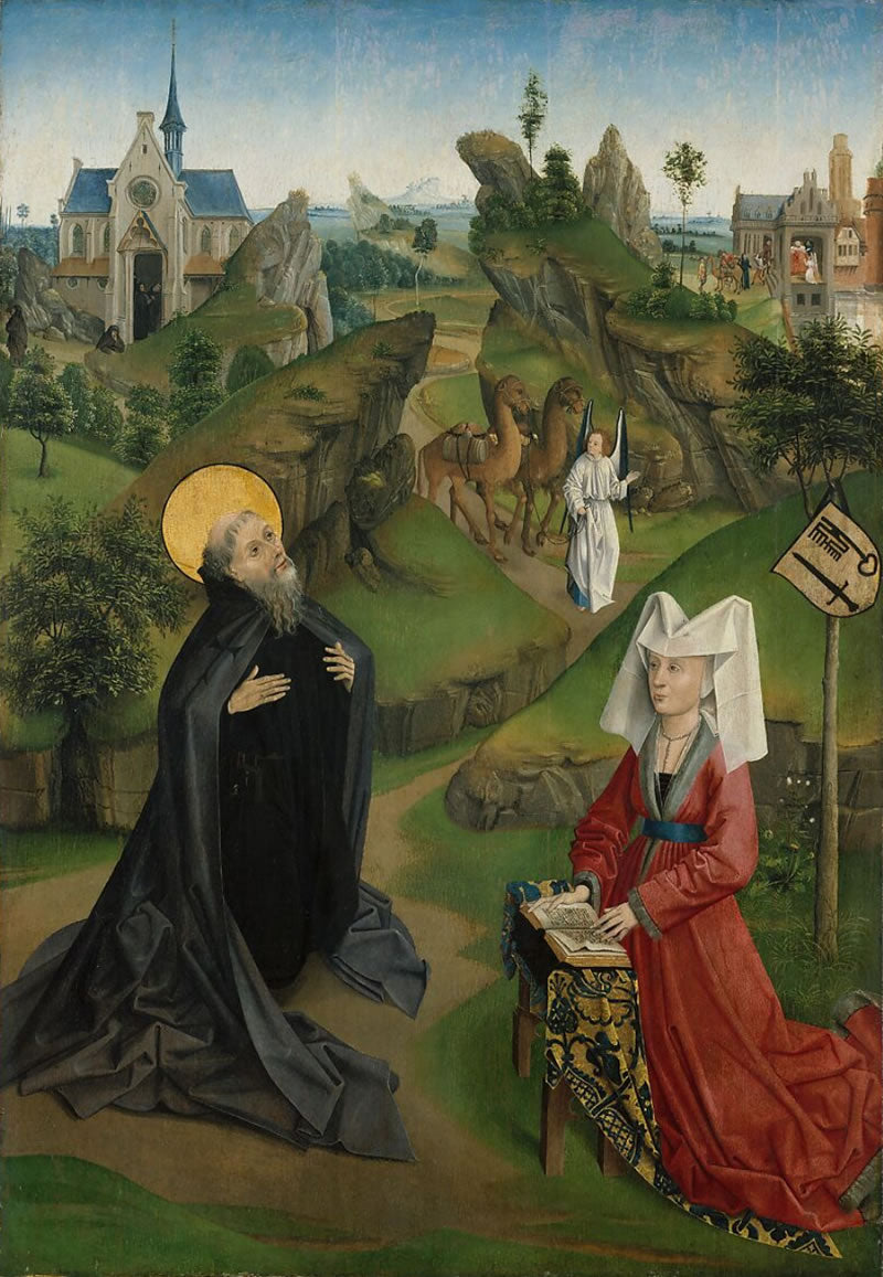 The Legend of Saint Anthony Abbot with a Donor